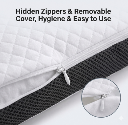 Memory foam orthopedic Cervical Contour Pillow